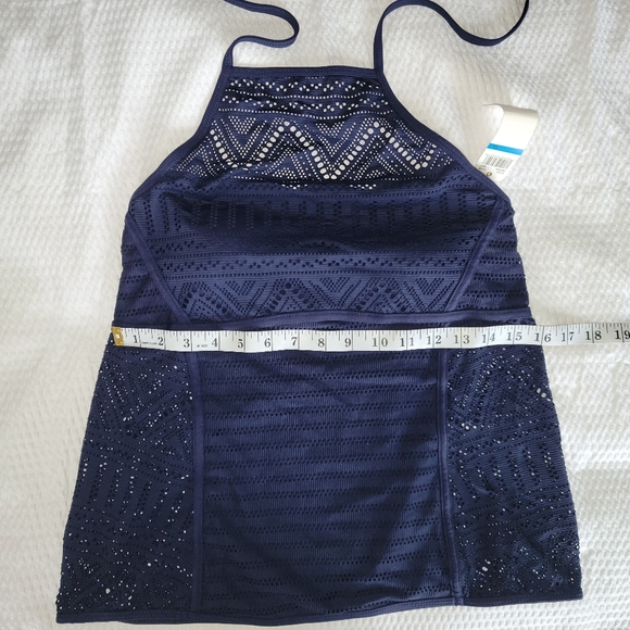 Sz XL Anne Cole Navy Tankini - Picture 4 of 7